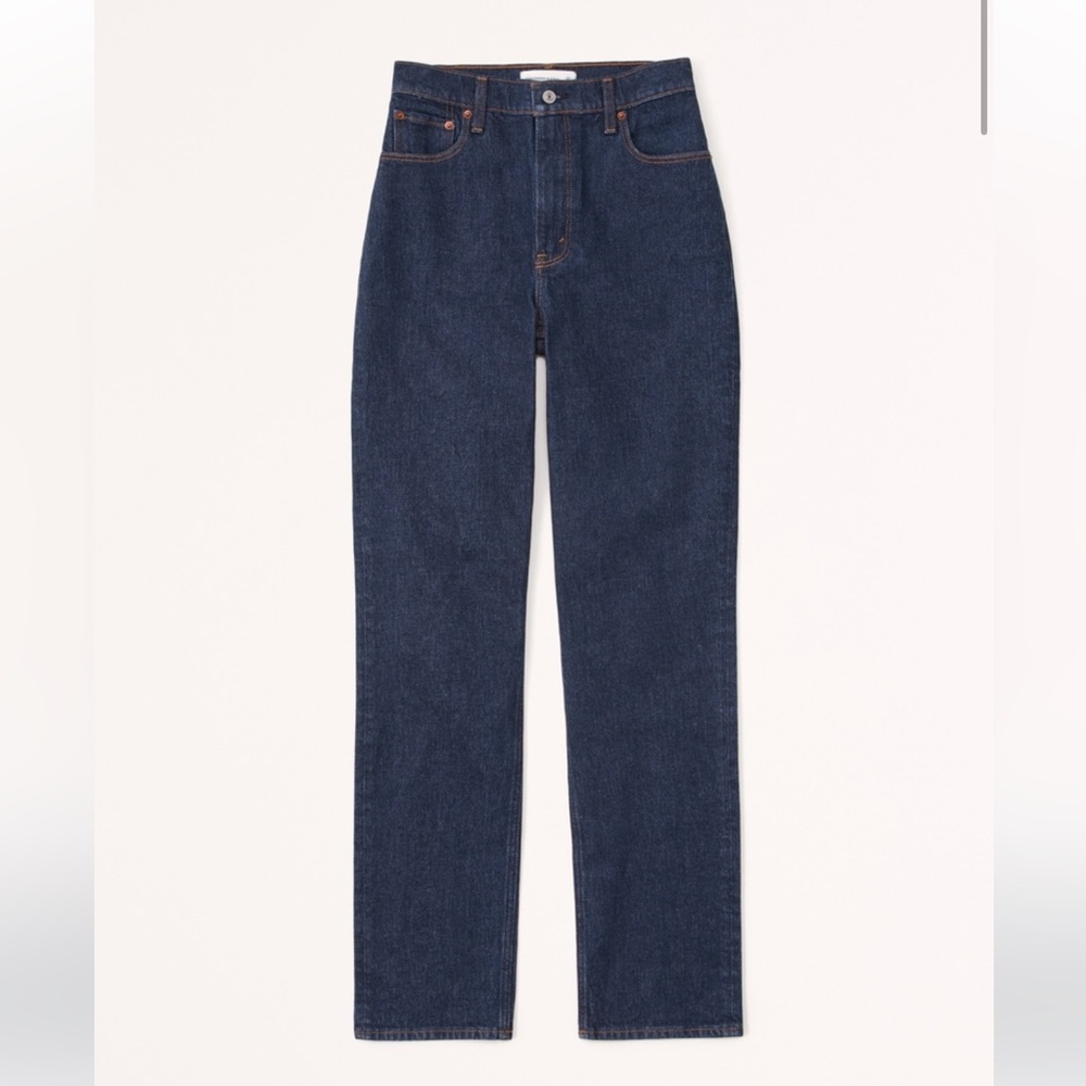 Abercrombie Ultra high rise 90’s Straight Jean